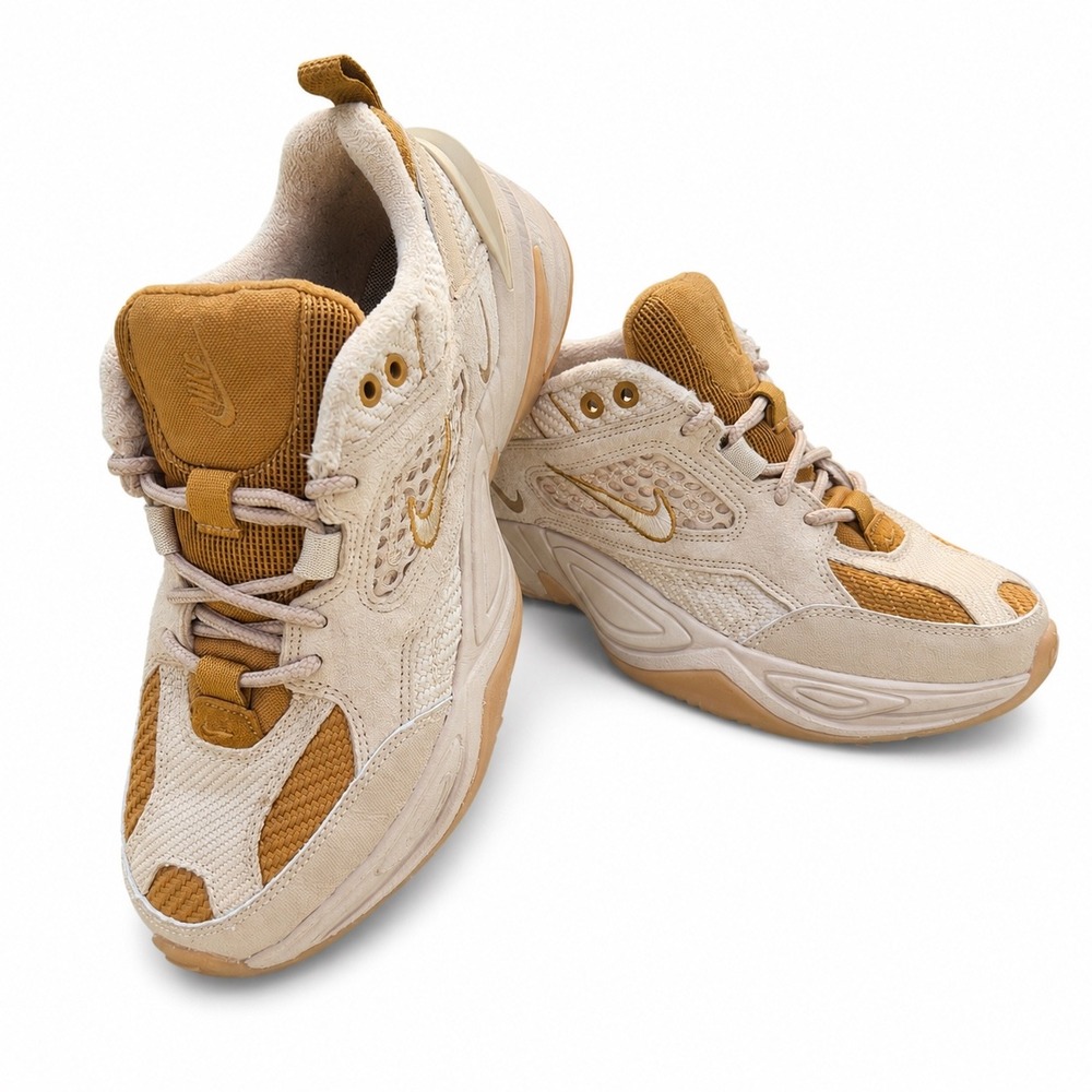 Nike M2K‎ Tekno Desert Ore Wheat Tan Chunky Dad Shoes BV0074-200 Mens 9 W 10.5